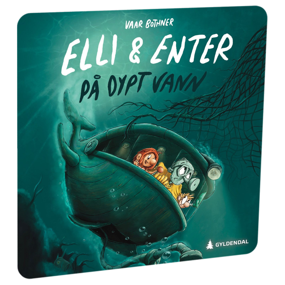 Elli & Enter på dypt vann av Vaar Bothner Tilgjengelig på HiRO – norsk, skjermfri høyttaler for barn med musikk og fortellinger