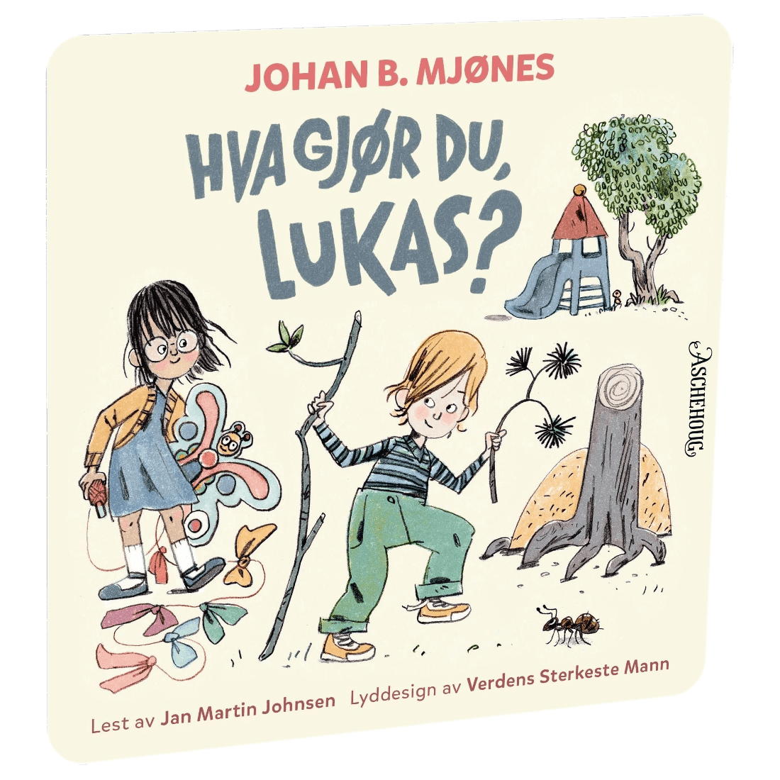 Hva gjør du Lukas? av Johan B. Mjønes – Lydbok til HiRO, norsk høyttaler uten skjerm