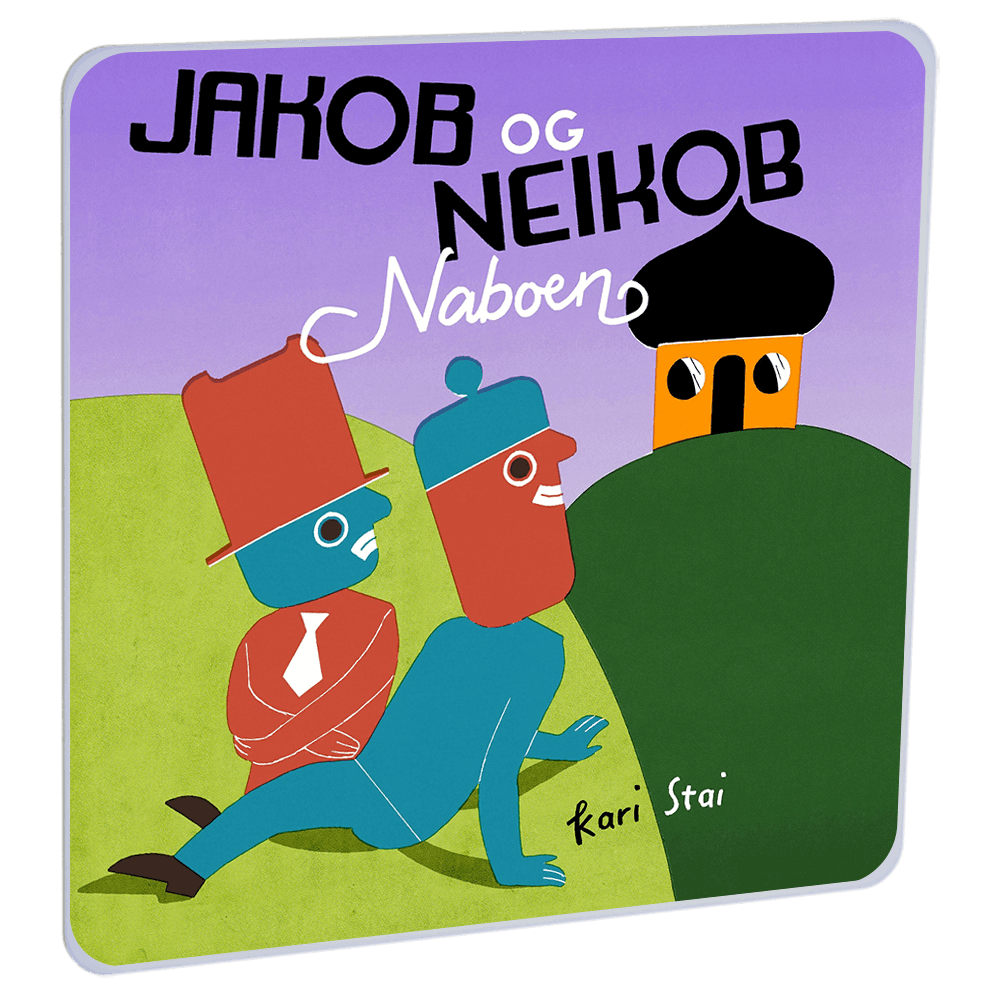 Jakob og Neikob: naboen av Kari Stai – Lydbok til HiRO, norsk høyttaler uten skjerm