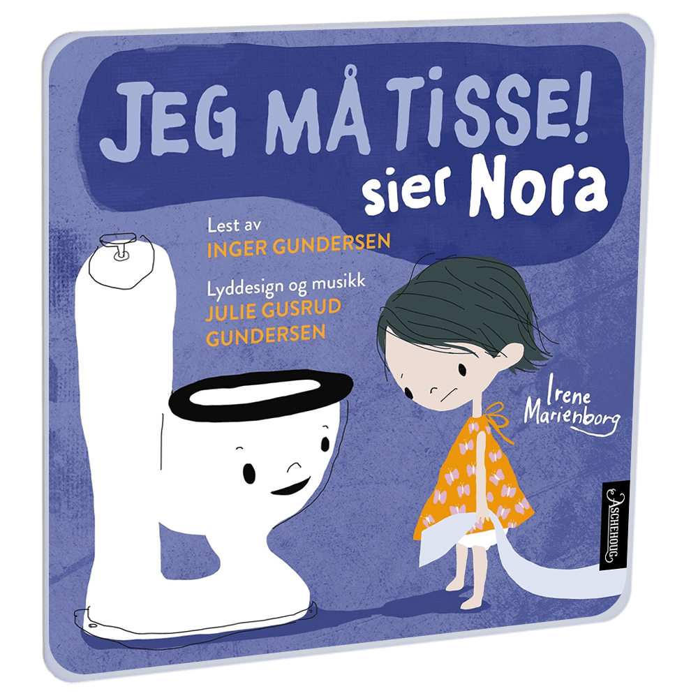 Jeg må tisse! sier Nora av Irene Marienborg – Lydbok til HiRO, norsk høyttaler uten skjerm