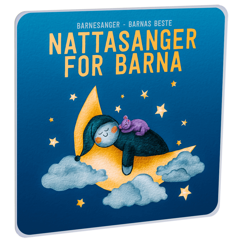 Nattasanger for barna - Barnesanger | Barnemusikk på HiRO norsk høyttaler uten skjerm