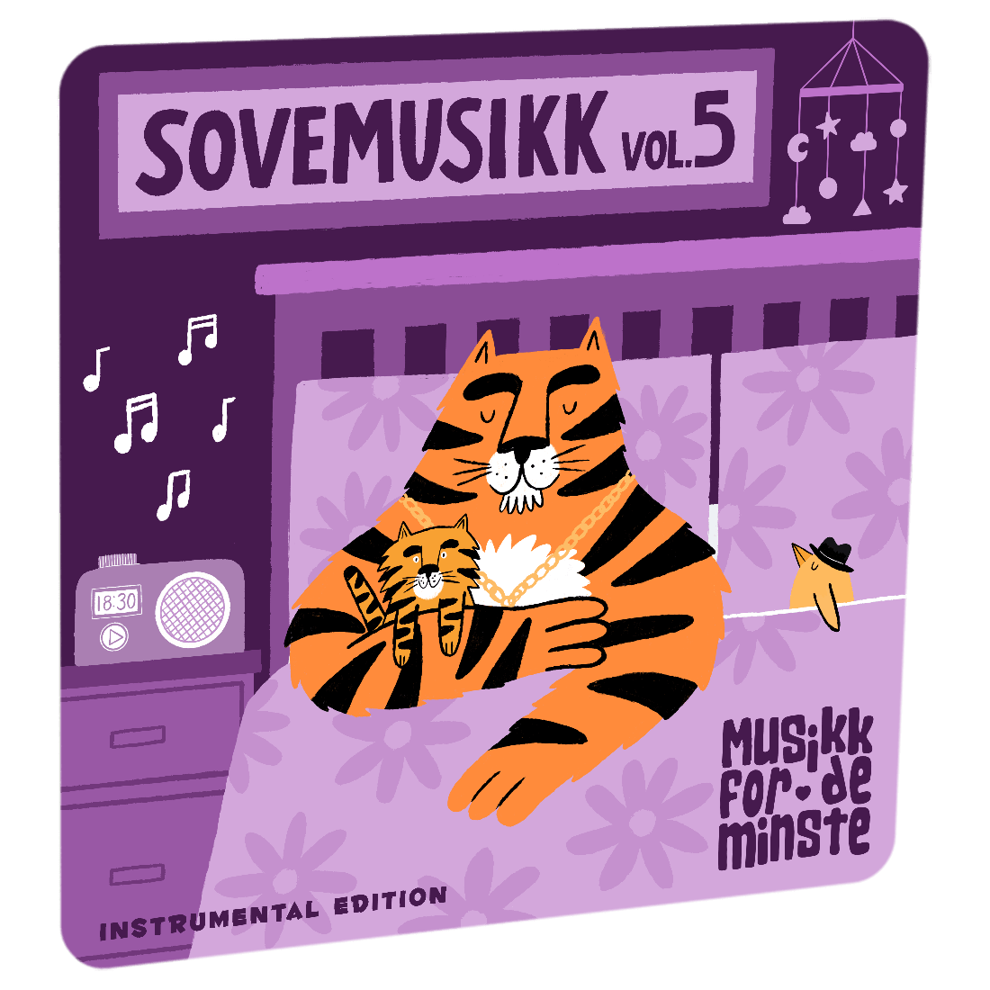 Nattasanger for de minste 5 - Instrumental Edition - Sovemusikk | Barnemusikk på HiRO norsk høyttaler uten skjerm