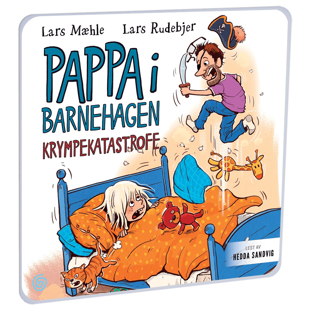 Pappa i barnehagen 1: Krympekatastrofe av Lars Mæhle – Lydbok til HiRO, norsk høyttaler uten skjerm