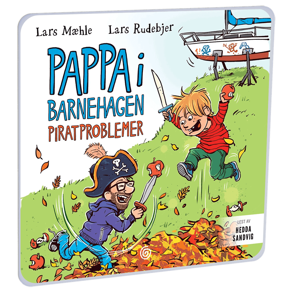 Pappa i barnehagen 4: Piratproblemer av Lars Mæhle – Lydbok til HiRO, norsk høyttaler uten skjerm