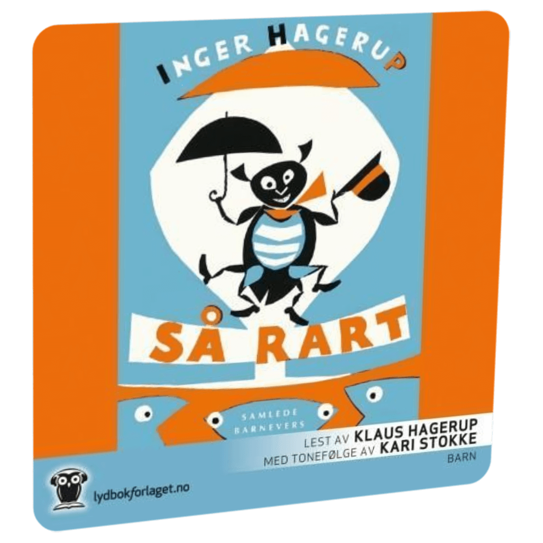 Så rart Samlede barnevers av Inger Hagerup – Lydbok til HiRO, norsk høyttaler uten skjerm
