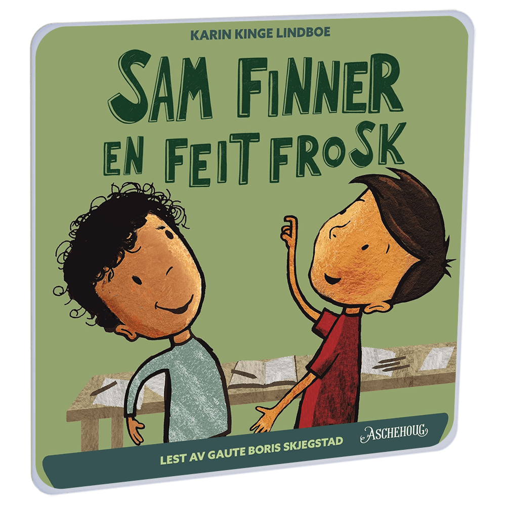 Sam finner en feit frosk av Karin Kinge Lindboe | HiRO norsk høyttaler for barn