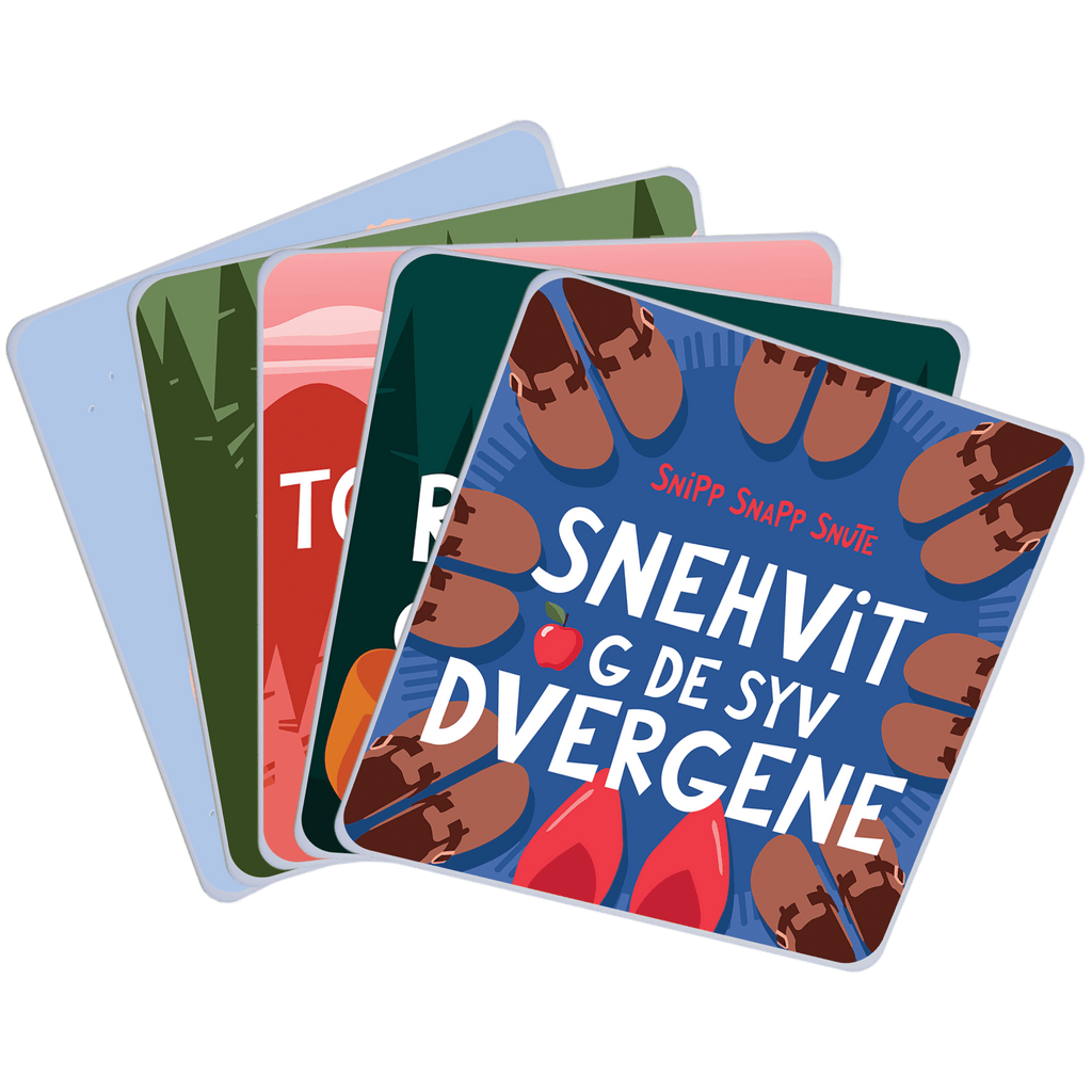 Snuteklassikere - Eventyrpakke av Snipp Snapp Snute – Lydbok til HiRO, norsk høyttaler uten skjerm