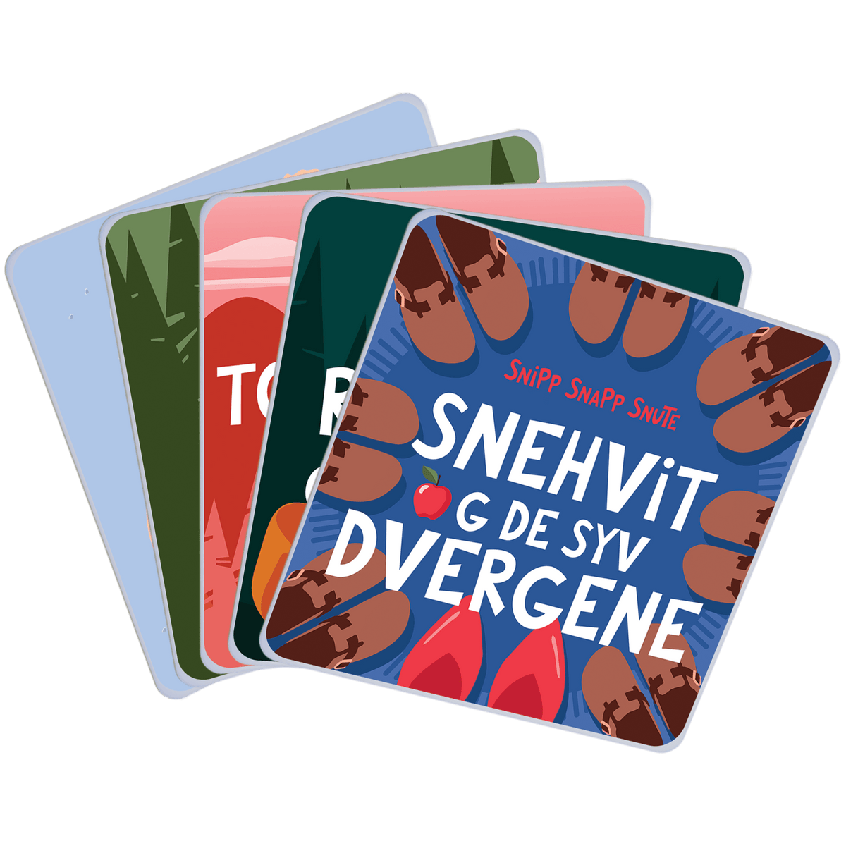 Snuteklassikere - Eventyrpakke av Snipp Snapp Snute – Lydbok til HiRO, norsk høyttaler uten skjerm