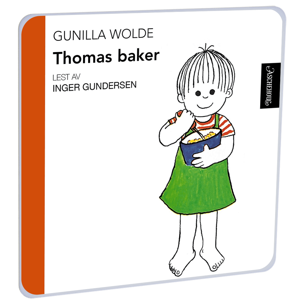 Thomas baker av Gunilla Wolde – Lydbok til HiRO, norsk høyttaler uten skjerm