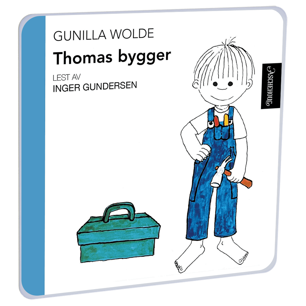 Thomas bygger av Gunilla Wolde – Lydbok til HiRO, norsk høyttaler uten skjerm