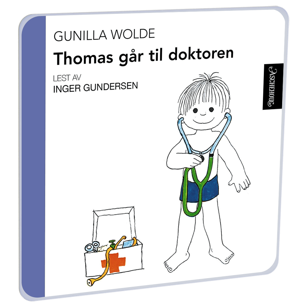Thomas går til doktoren av Gunilla Wolde – Lydbok til HiRO, norsk høyttaler uten skjerm