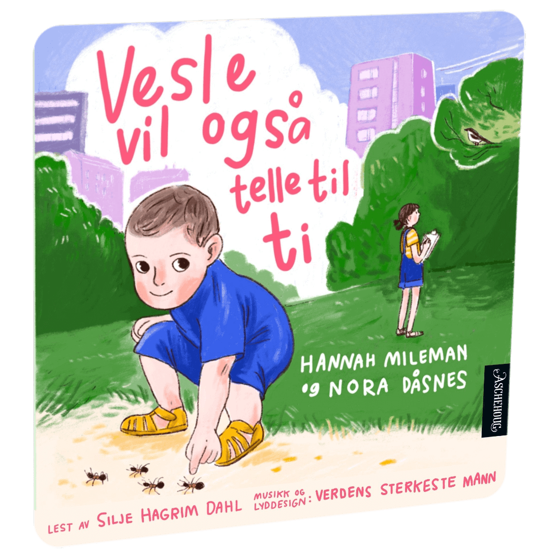 Vesle vil også telle til ti av Hannah Mileman – Lydbok til HiRO, norsk høyttaler uten skjerm
